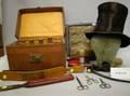 Assorted Gentlemans Dresser Travel Items and Accessories