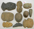 Group of Indian stone artifacts