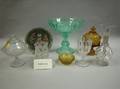 Large Assortment of Colorless Pressed Pattern and Molded Glassware