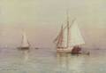 Hendricks A Hallett American 18471921 At Sea A Hazy Morning