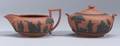 Two Wedgwood Rosso Antico Items
