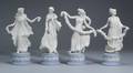 Four Modern Wedgwood Jasper Dancing Hours Figures