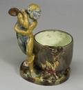 Minton Majolica Glazed Figure