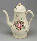 Leedstype Creamware Coffeepot and Cover