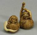 Two Ivory Netsuke