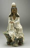Pottery Figure of the Goddess Kannon
