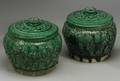 Pair of Covered Jars