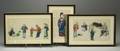 Three Chinese Export Paintings