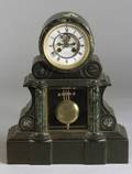 French Slate and Marble Mantel Clock