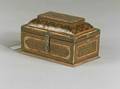 Small Middle Eastern Inlaid and Lacquered Coffer