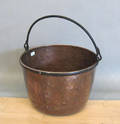 Copper apple butter kettle