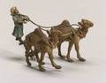 Viennese Cold Painted Bronze Figure of a Camel Driver
