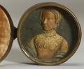 Continental Renaissance Wax Portrait Miniature