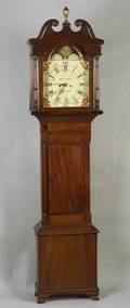 English Mahogany Tall Case Clock