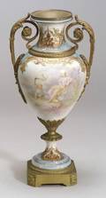 Sevresstyle Ormolu Mounted Porcelain Urn
