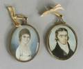 Two Portrait Miniatures on Ivory