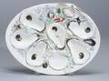 Four Union Porcelain Oyster Plates