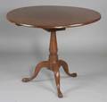 American Chippendale Cherrywood Tilttop Tripod Table