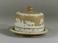 English Jasperware Cheese Dome