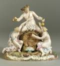 German Porcelain Bacchanalian Group