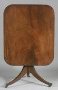Regency Mahogany Tilttop Breakfast Table