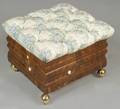 American Classical Mahogany Footstool