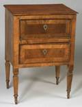 Italian Neoclassical Walnut Night Table