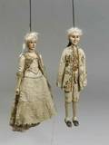 Two Continental Wood and Composition Puppets