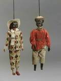 Two Continental Polychrome Wood and Composition Puppets