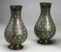 Pair of Bronze Vases