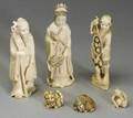 Six Ivory Figures
