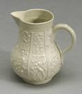 Staffordshire White Saltglaze Stoneware Cream Jug