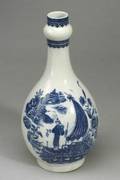 Caughley Porcelain Transfer Printed Water Bottle