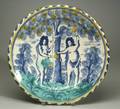 Delftware Adam and Eve Blue Dash Charger