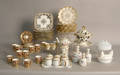 Group of miscellaneous porcelain including perfume bottles