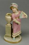 Royal Worcester Porcelain Figure of a Girl