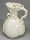Royal Worcester Porcelain Coral Handled Jug