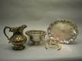 Large Group of Assorted Silver Plated Holloware