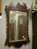 Chippendale Giltwood and Mahogany Mirror