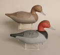 Pair of redhead duck decoys signed  James H Fry Magnolia MD 1992