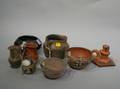 Eight Southwest Native American Pottery Items