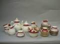 Seventytwo Piece French Porcelain Partial Dessert Service