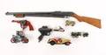 Collection of 7 Toy Guns  Vintage Toys