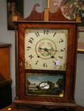 Eli Terry Mahogany Pillar and Scroll Clock