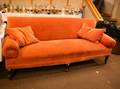 Late Federal Upholstered Mahogany Sofa