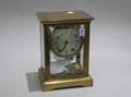 Seth Thomas Brass and Glass Mantel Clock