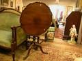 Chippendale Mahogany Carved Tilttop Table