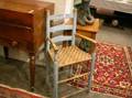 Blue Painted Slatback Youths Chair