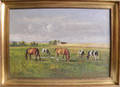 American oil on canvas landscape