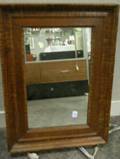 Molded Tiger Maple Framed Mirror